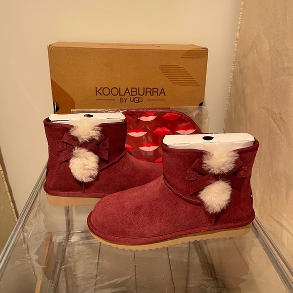 Ugg Mini Short winter Boot Women 7 New!!! + Free Gift - Picture 3 of 7